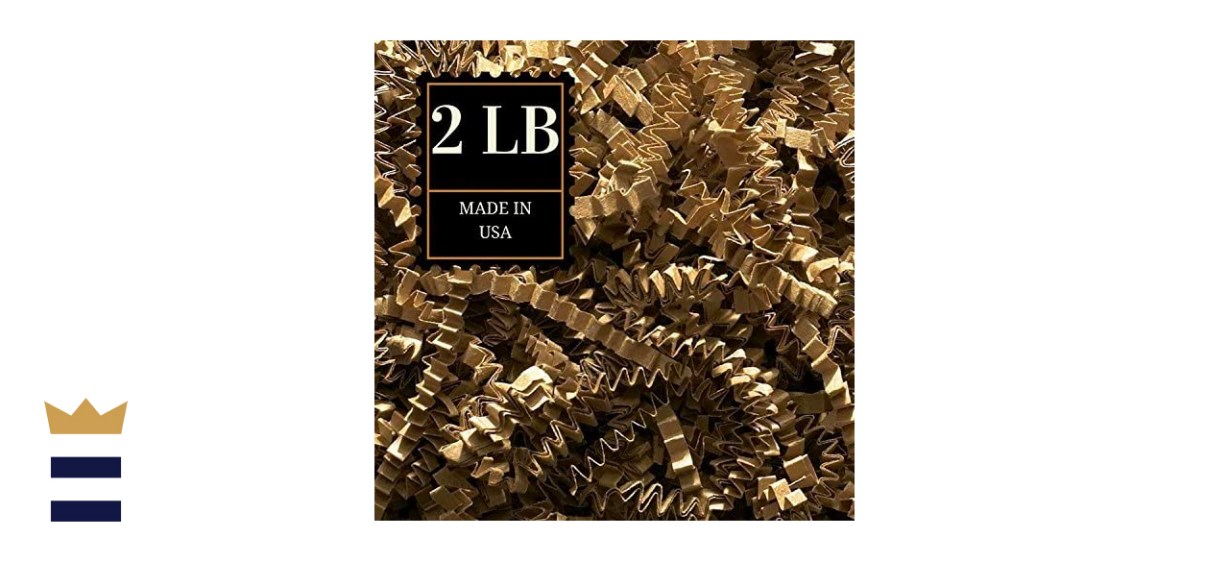 Crinkle Cut Paper Shred Filler for Packing and Filling Gift Baskets