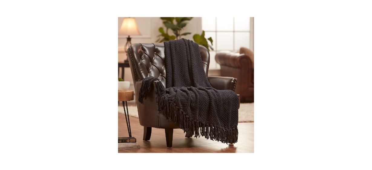 Best Chanasya Knitted Super Soft Throw Blanket