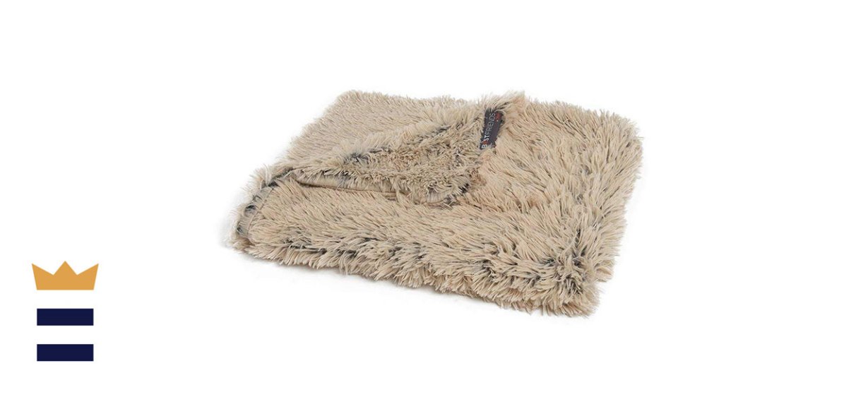 Best Friends by Sheri Throw Shag Dog and Cat Blanket 