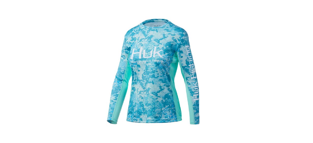 Best Huk Women's Icon X Camo Long Sleeve Performance Fishing Shirt