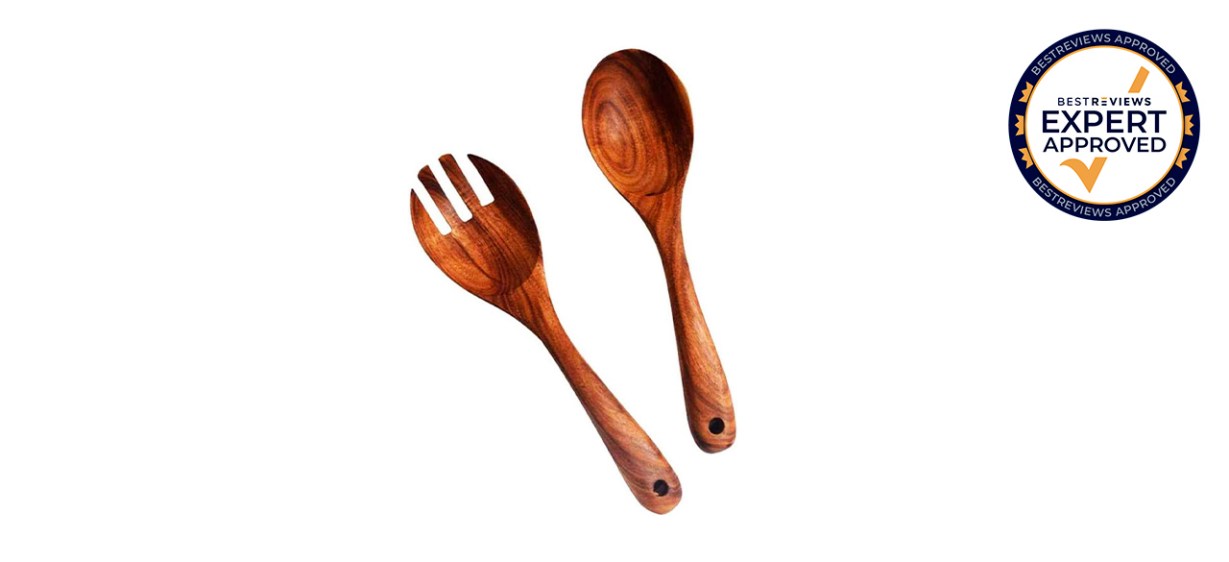 Best Kalinco Wooden Acacia Salad Servers