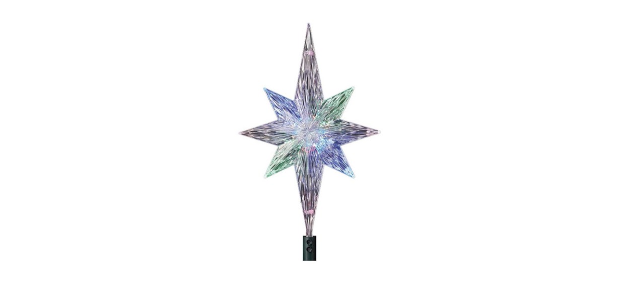 Best KSA Lighted LED Color Changing Star Christmas Tree Topper