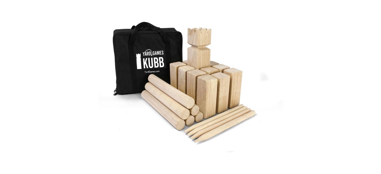 best Kubb Premium Size Outdoor Tossing Game