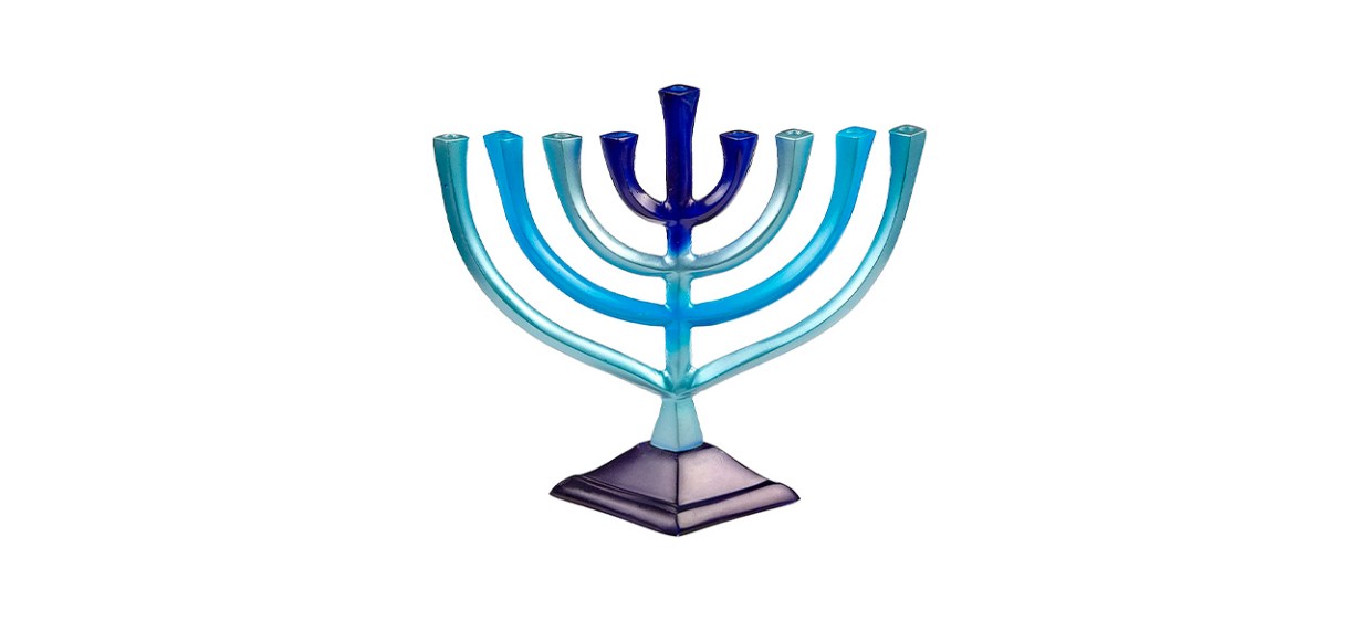 Best Ner Mitzvah Colorful Aluminum Menorah