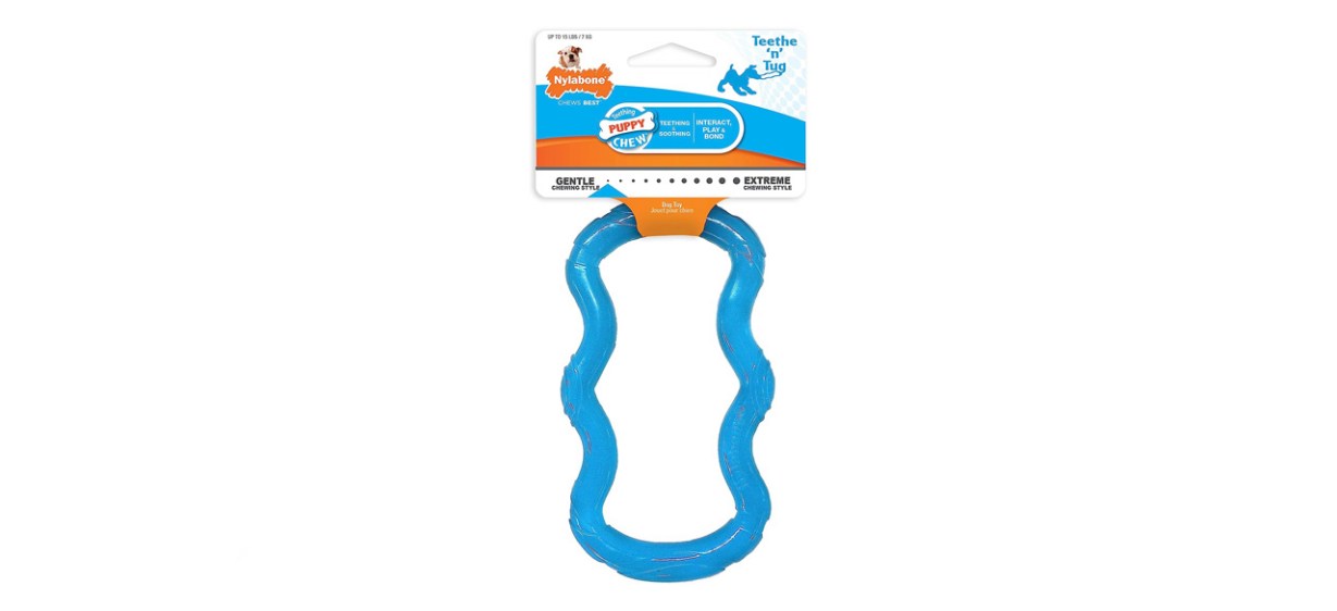 Nylabone Teethe ‘n’ Tug Puppy Toy