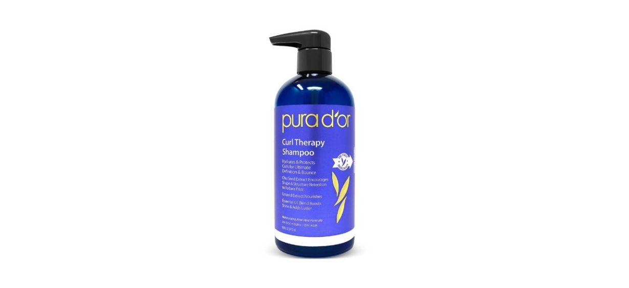 PURA D'OR Curl Therapy Shampoo for Healthy Curls