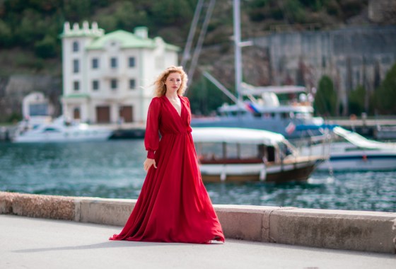 Best red maxi dress