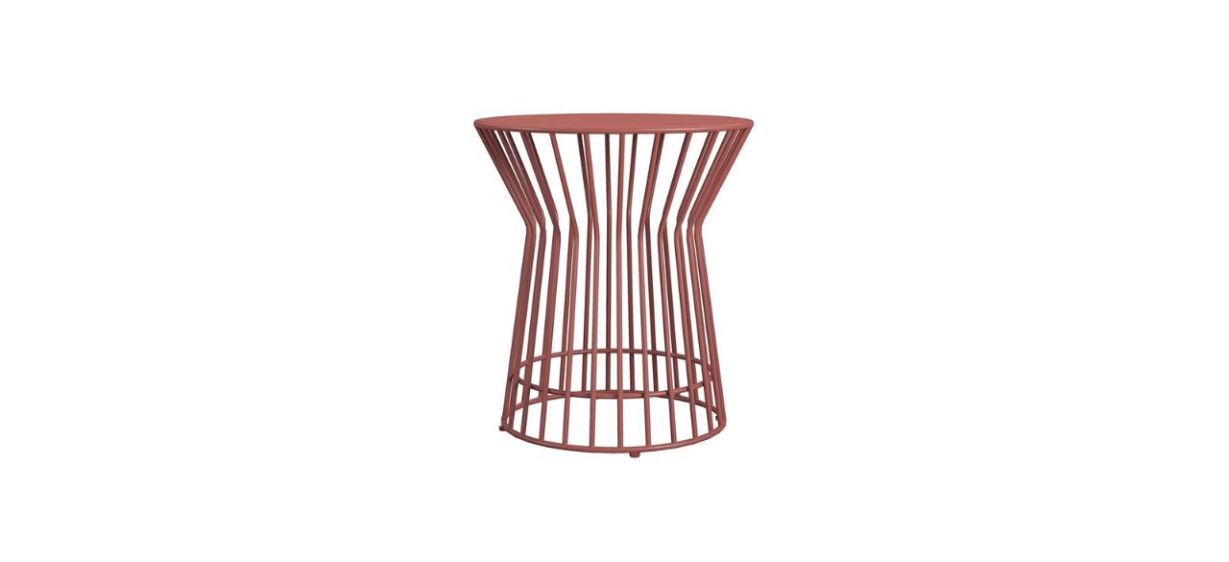Novogratz Robera Metal Outdoor Side Table Novogratz Robera Metal Outdoor Side Table