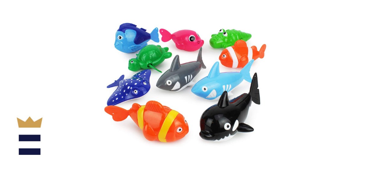 Boley Wind-Up Sea Animals, 10-Pack