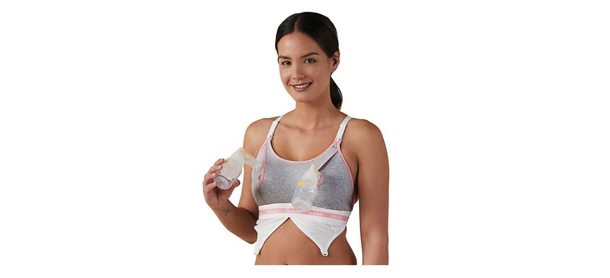 Bravado Designs Clip and Pump Hands-Free Nursing Bra