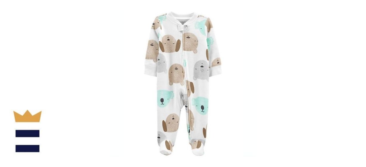 Carter’s Newborn Koala 2-Way Zip Cotton Sleep &amp; Play