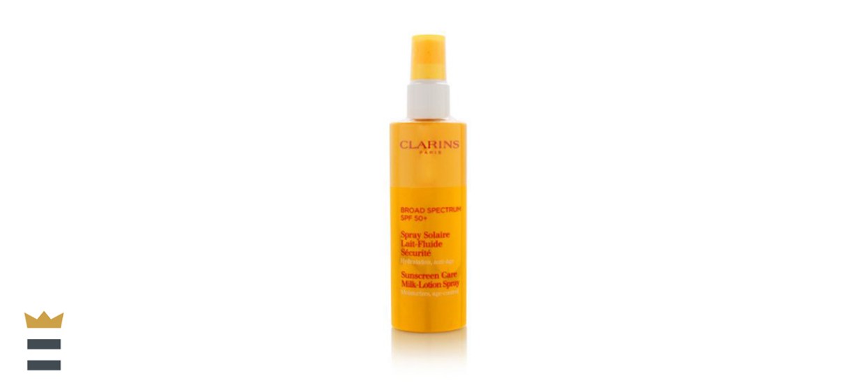 Clarins Sunscreen Care Milk Lotion Spray Broad-Spectrum SPF 50