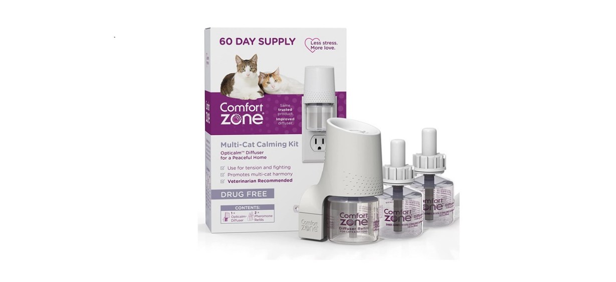 Comfort Zone Diffuser Kit for Multi-Cat Calming