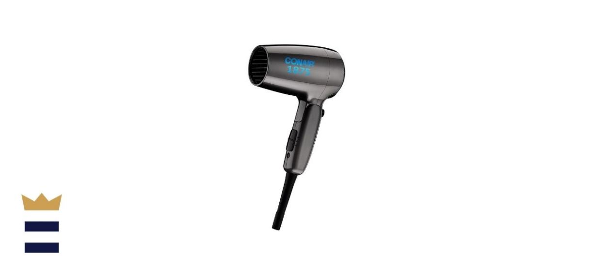 Conair’s 1,875-Watt Compact Folding Handle Travel Hair Dryer