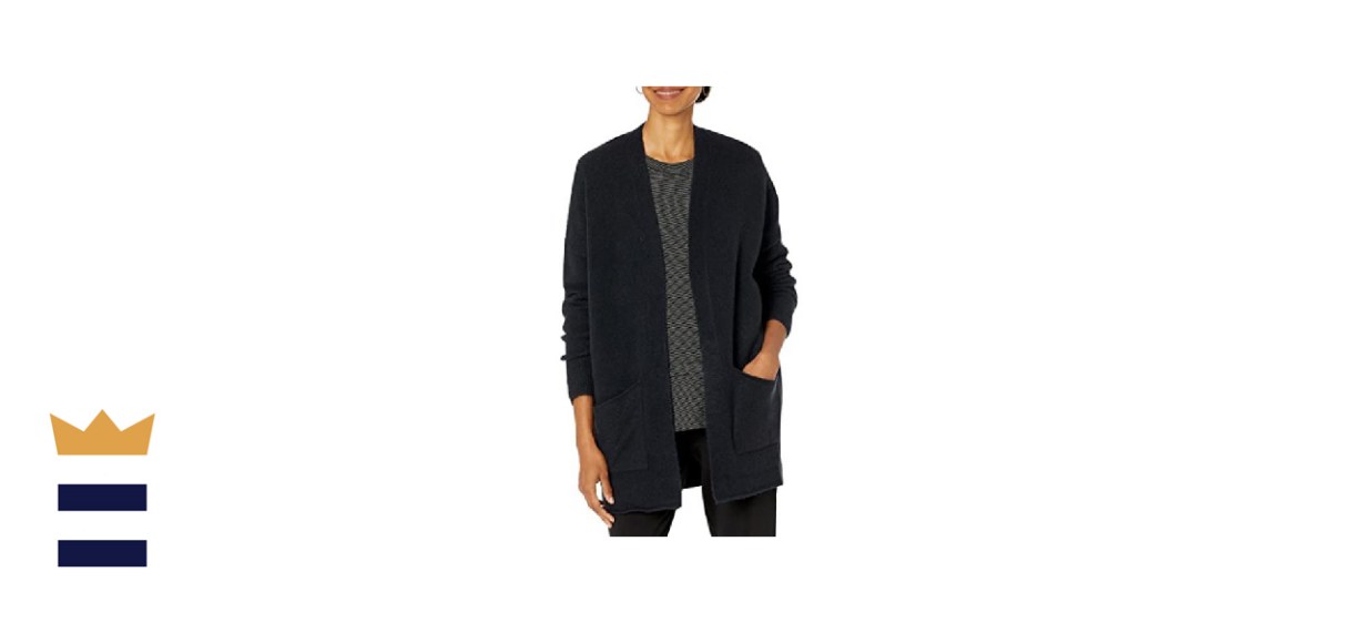 Daily Ritual Women’s Cozy Boucle Coatigan Sweater