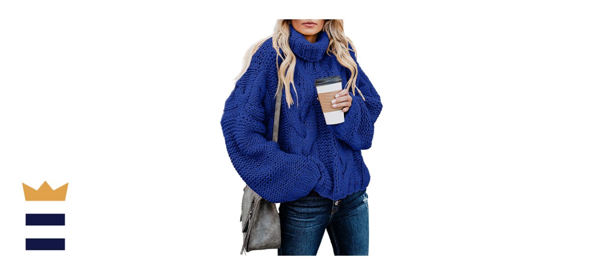 Dokotoo Womens Winter Solid Turtleneck