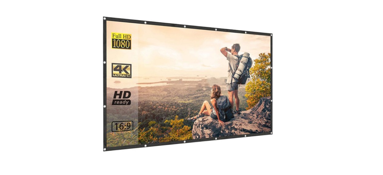 Best Owlenz 150-Inch Projector Screen Best Owlenz 150-Inch Projector Screen