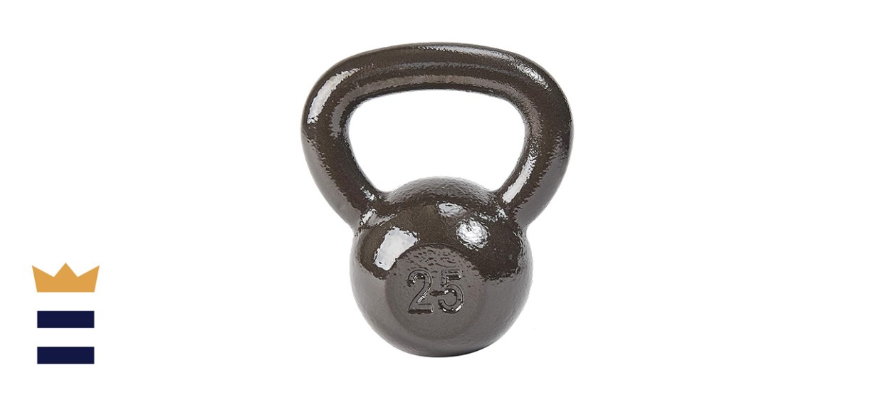 Everyday Essentials All-Purpose Solid Cast Iron Kettlebell