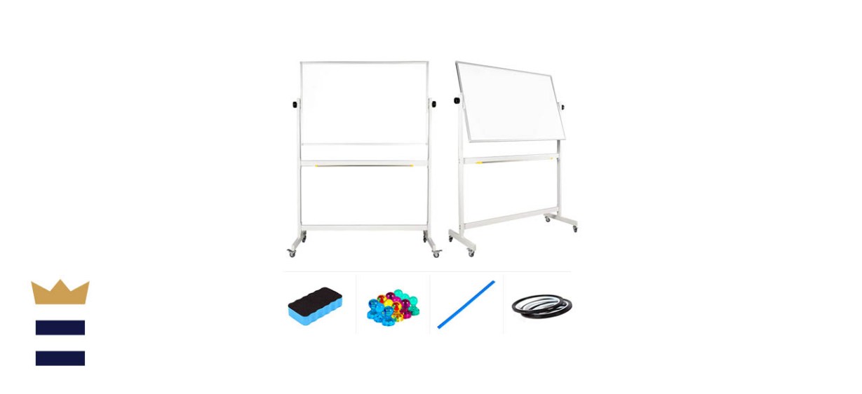 Flybold Double-Sided Rolling Whiteboard