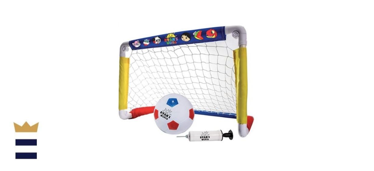 Franklin Sports Ryan's World Kids Mini Soccer Goal Set