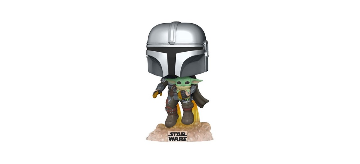 Funko Pop! Star Wars The Mandalorian Flying With The Child
