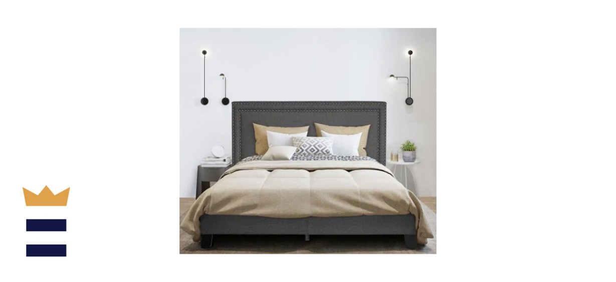 Furinno Laval Stone Queen Bed Frame