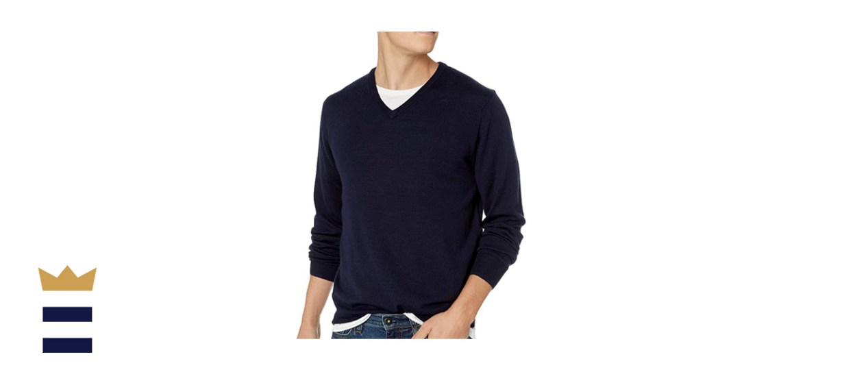 Goodthreads Men's Merino Wool V-Neck Sweater
