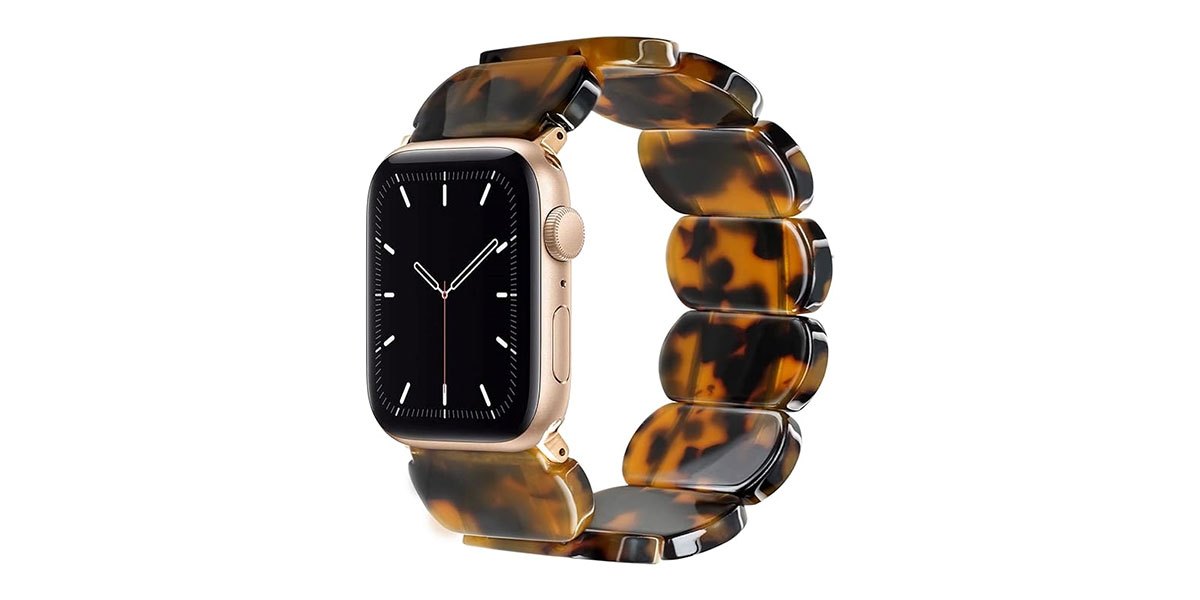 picture of Heesch Tortoise Stretchy Apple Watch Band