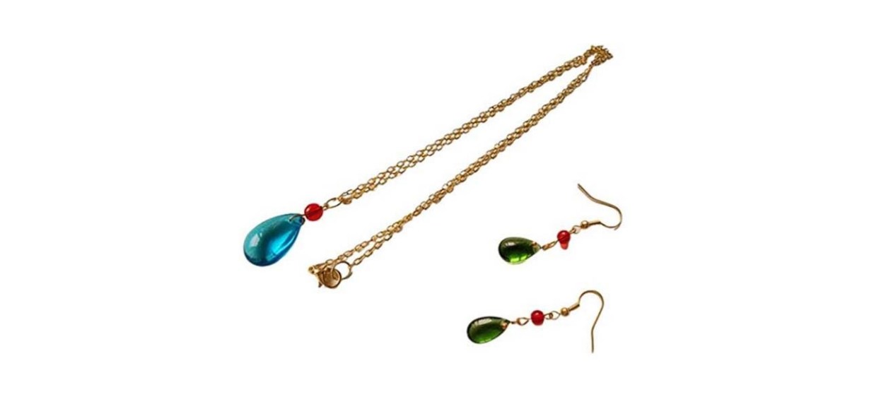 Howl's Moving Castle Cosplay Howl Costume Earrings and Necklace
