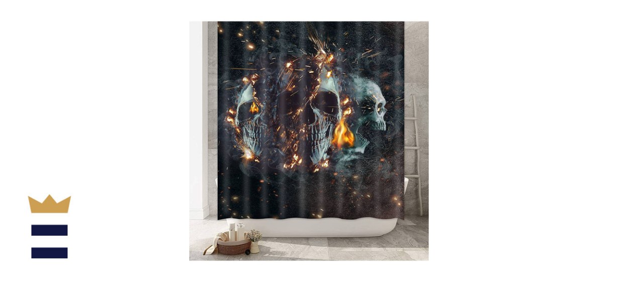 Ikfashoni Halloween Shower Curtain