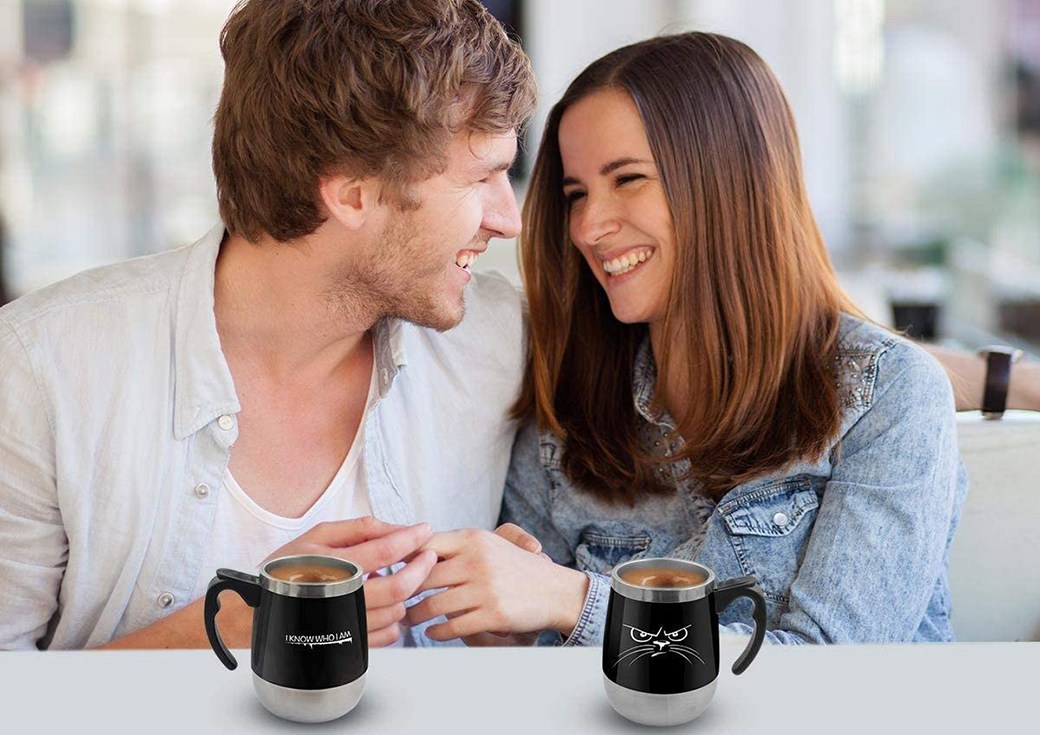 Premium self stirring mug in Unique and Trendy Designs 