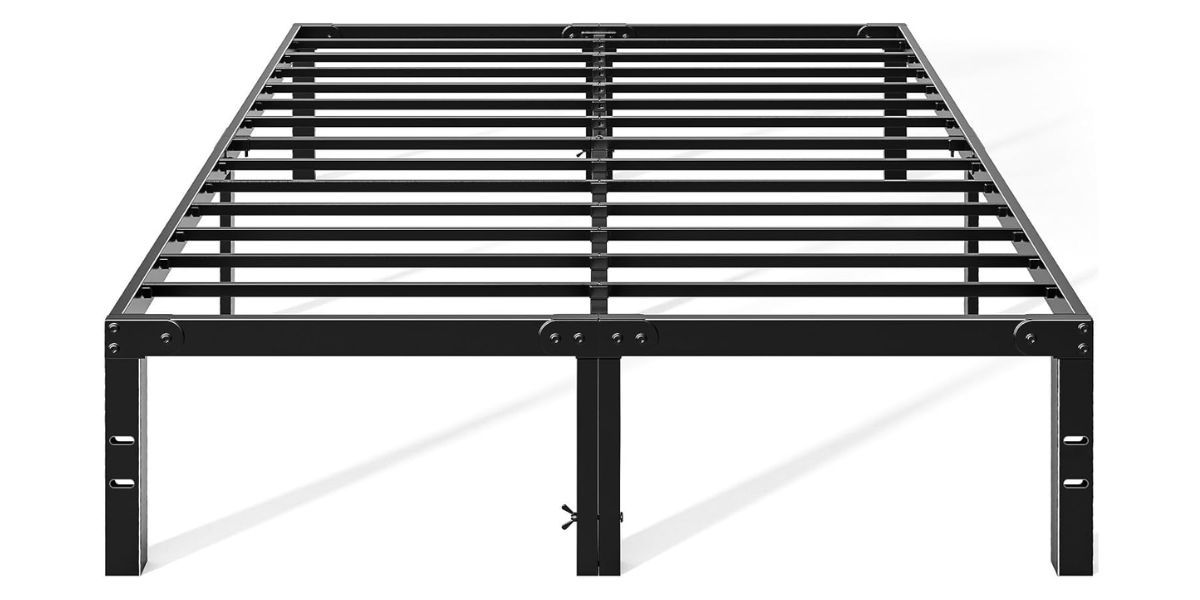 OLIXIS Metal King Bed Frame