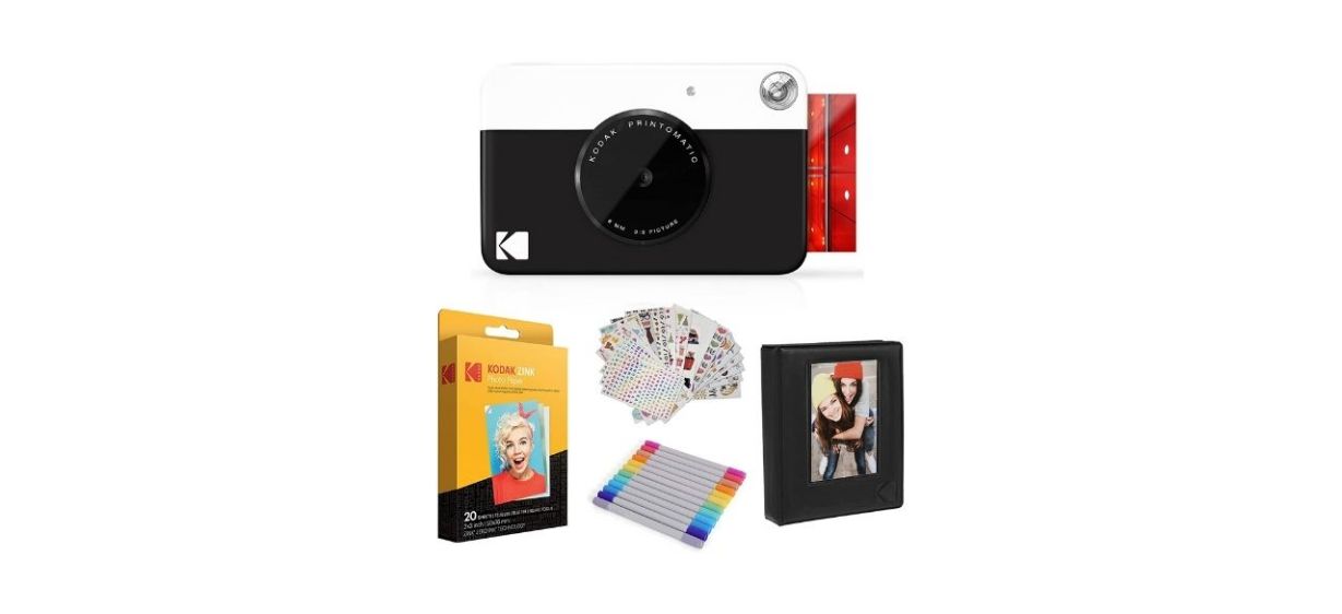 Kodak Printomatic Digital Instant Print Camera For Adhesive Photo Paper