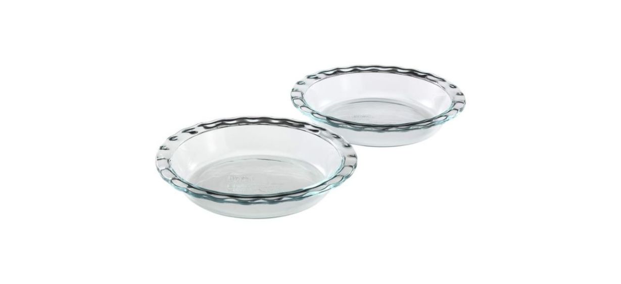 Pyrex Deep Two-Piece Glass Baking Dish Set