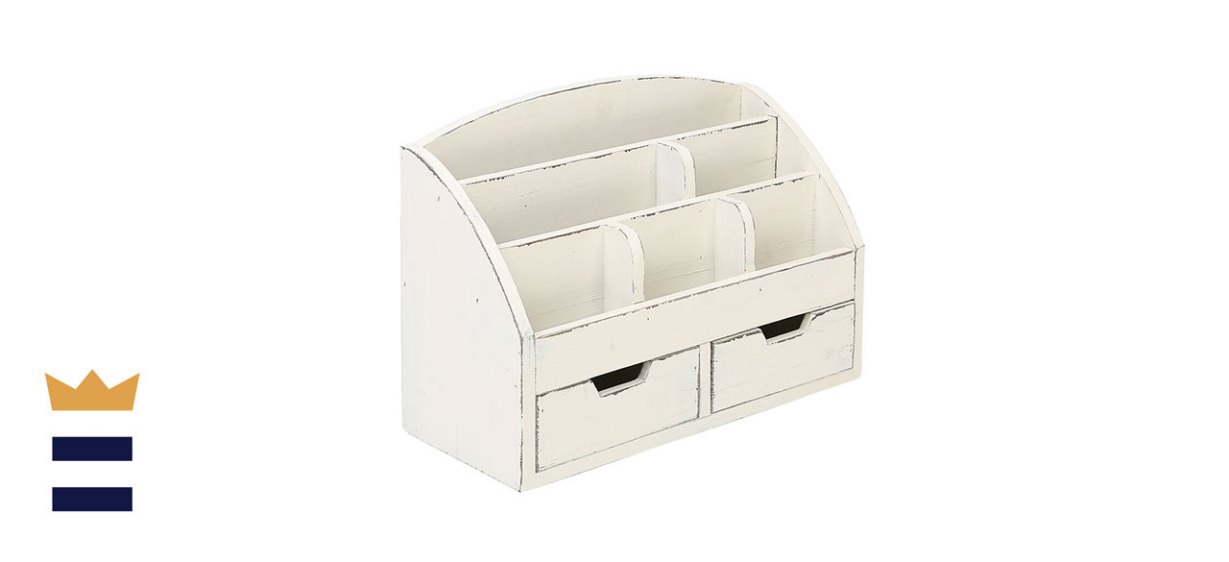 Krehbiel 6-Compartment Office Supplies Cabinet Desk Organizer