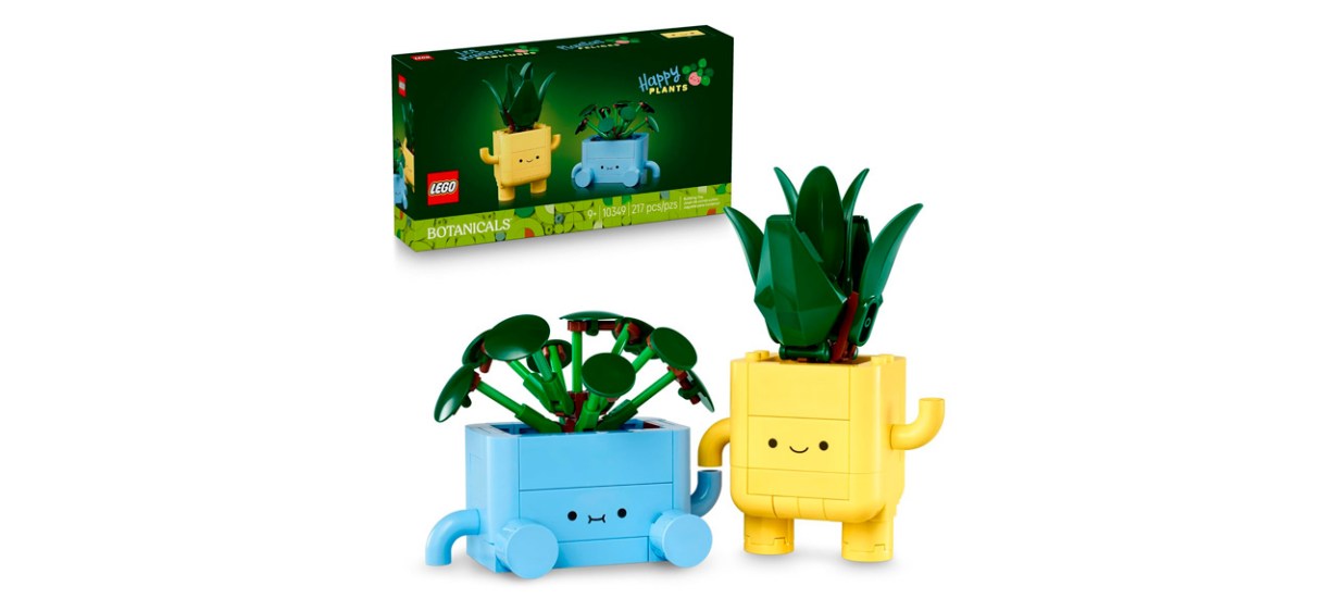 LEGO Botanicals Happy Plants Building Toys