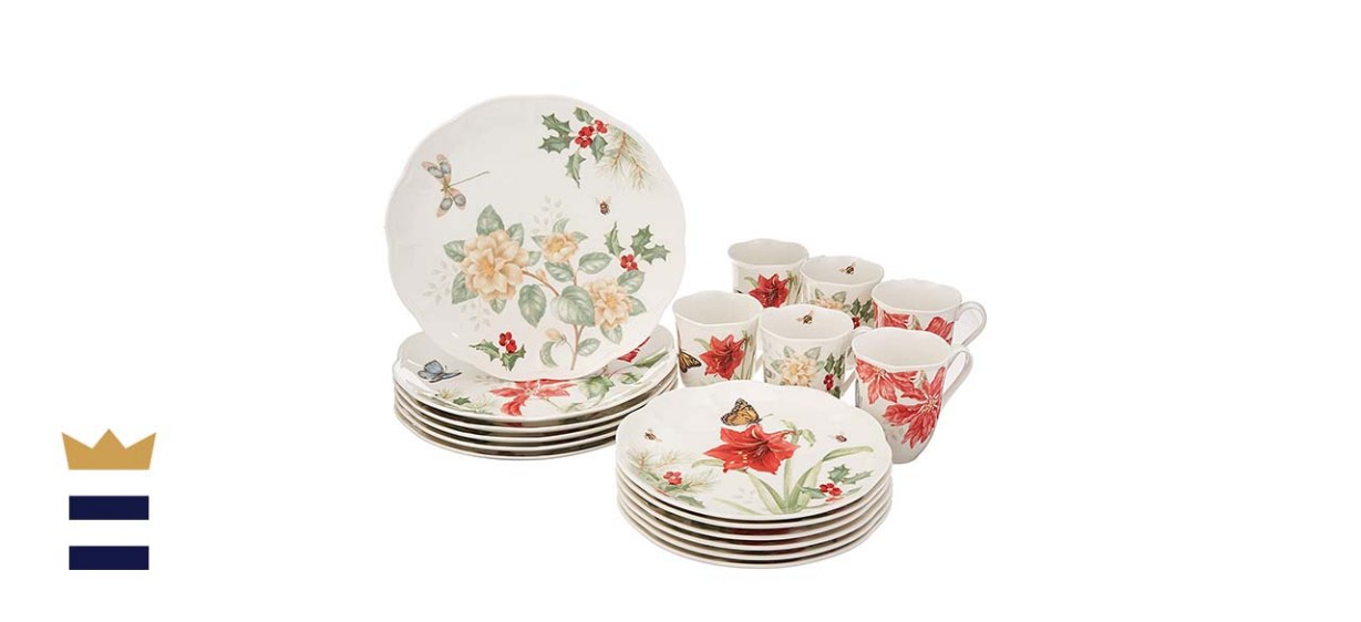 Lenox Butterfly Meadow 18-Piece Holiday Dinnerware Set