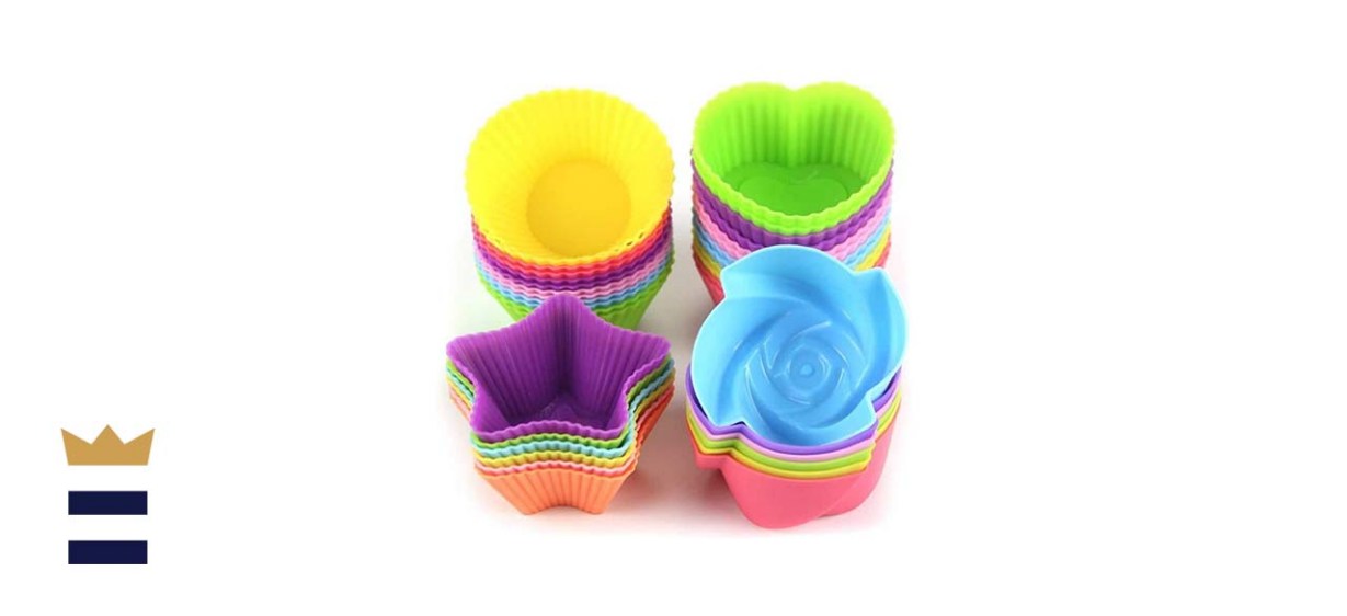 LetGoShop Reusable Silicone Cupcake Liners