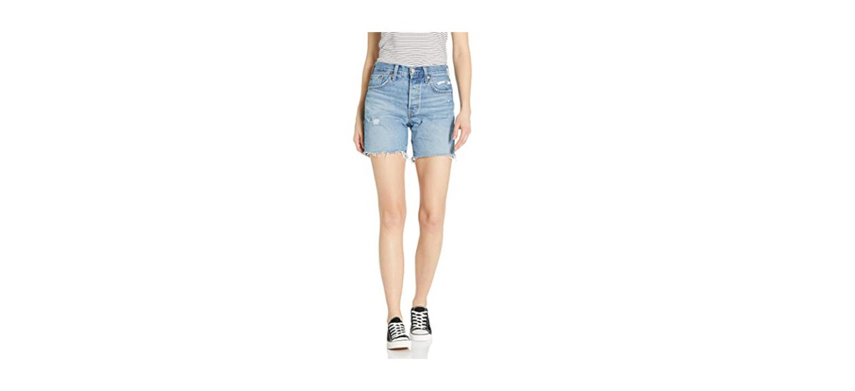 Levi's Women's Premium 501 Mid-Thigh Short