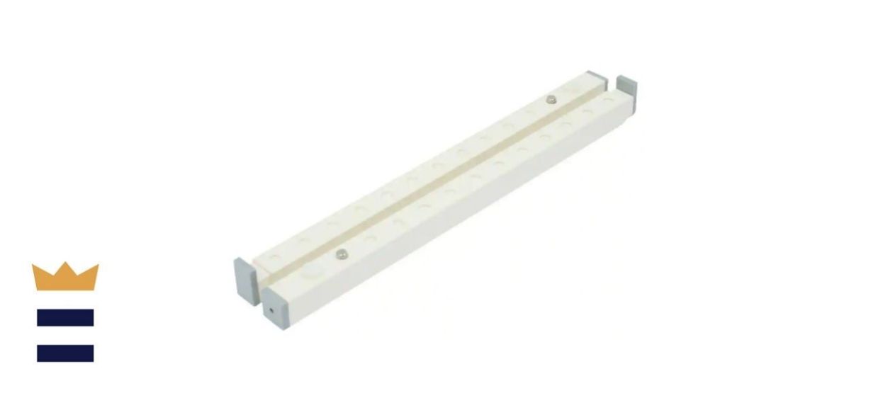 Lock-it Block-it High-Impact Plastic White Security Burglar Bar