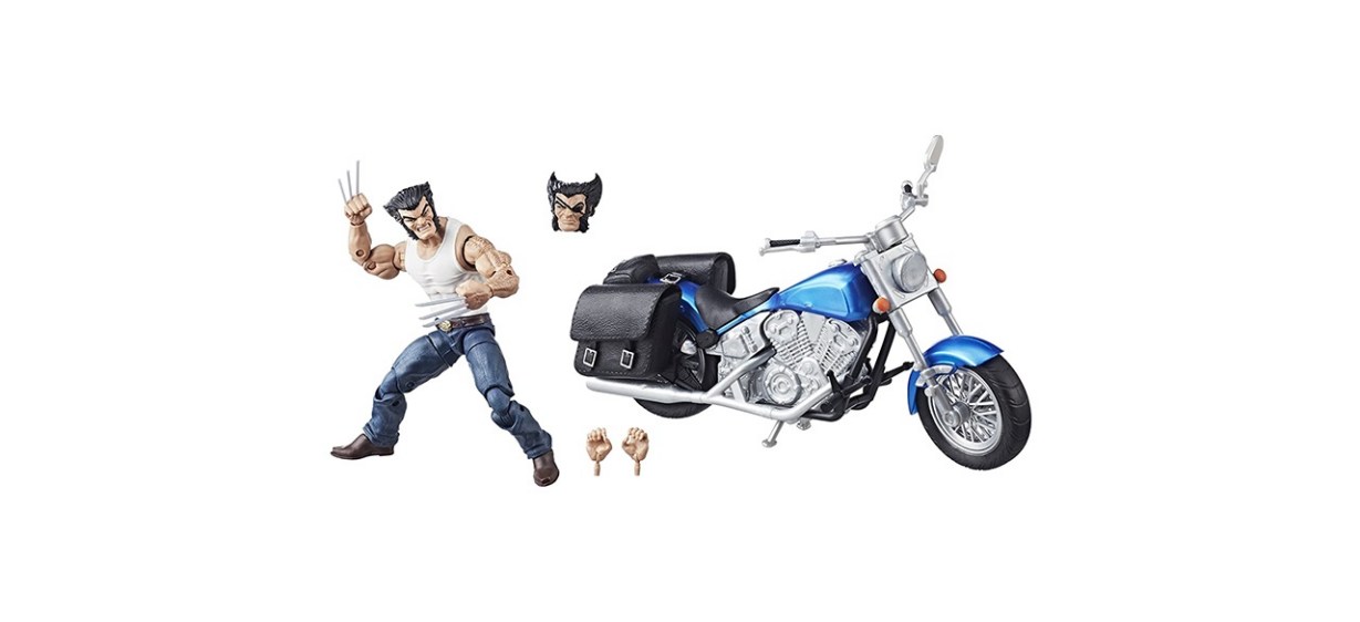 Marvel Legends Series 6 inch Wolverine and Motorcycle