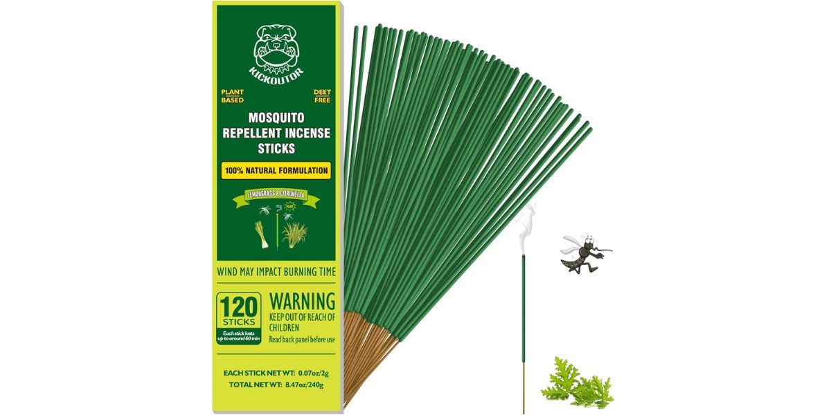 KICKOUTOR Mosquito Repellent Incense Sticks
