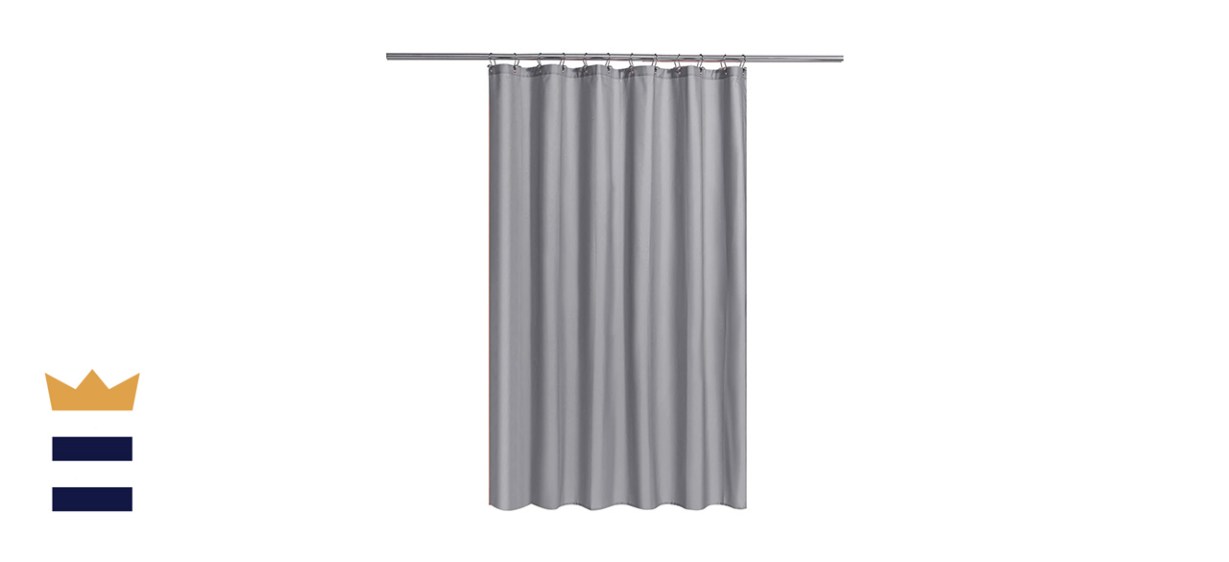NY Home Fabric Shower Curtain with Magnets