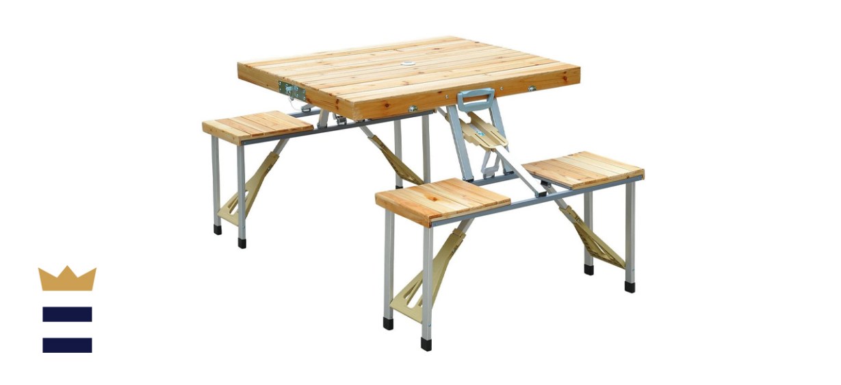 Outsunny Portable Picnic Table Set