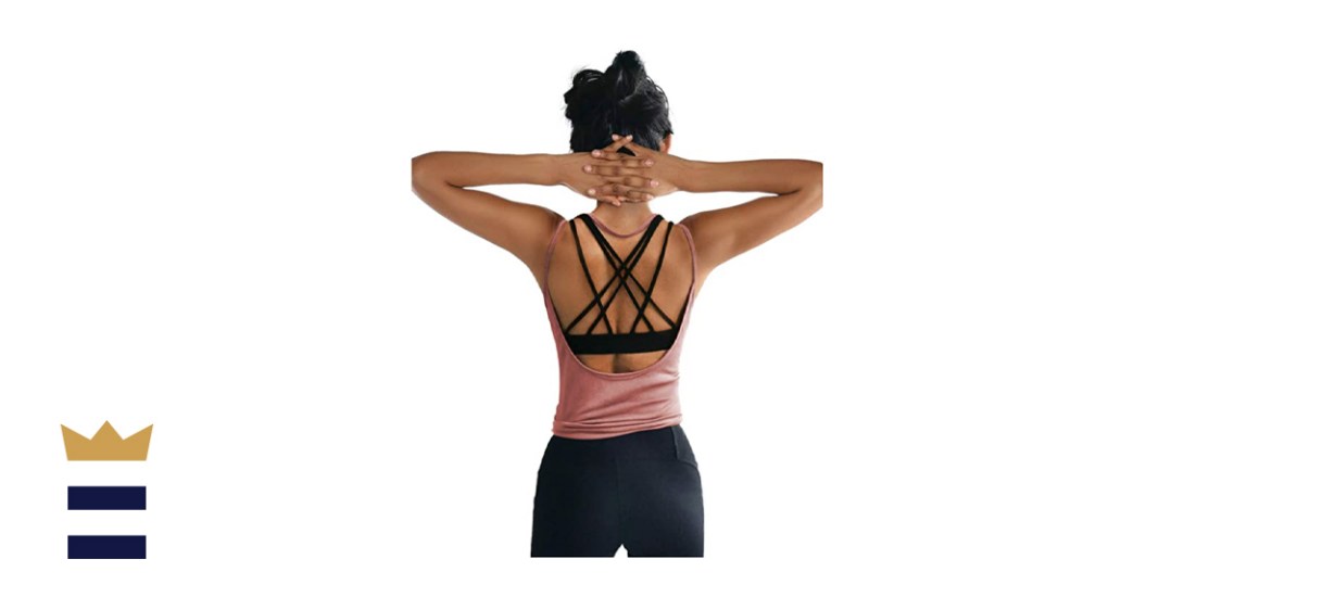 OYANUS Summer Open Back Workout Top