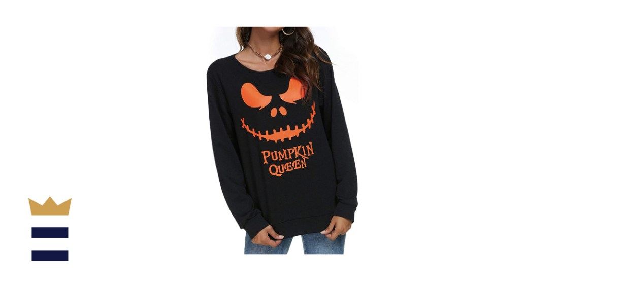 Pumpkin Queen Long Sleeve Sweatshirt