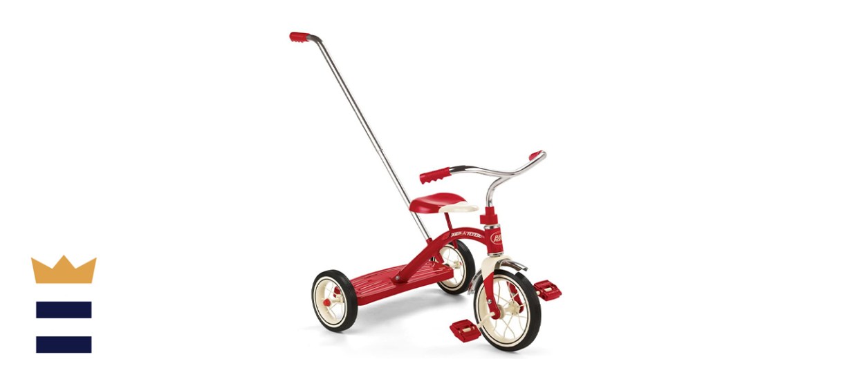 Radio Flyer Classic Tricycle with Push Handle