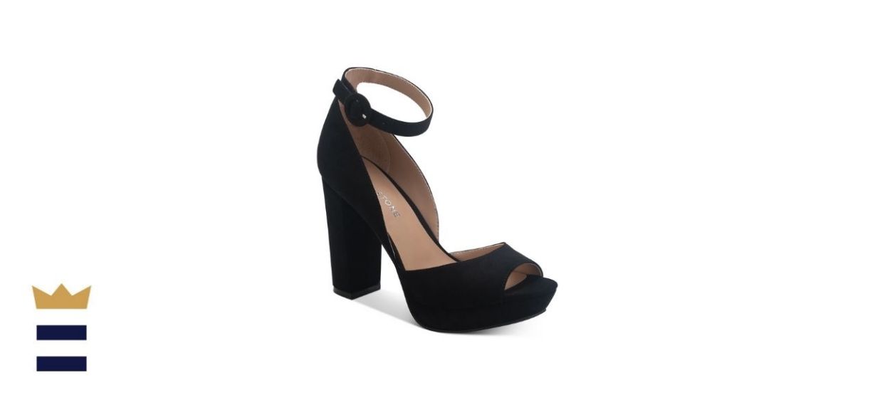 Sun + Stone Reeta Block-Heel Platform Sandals