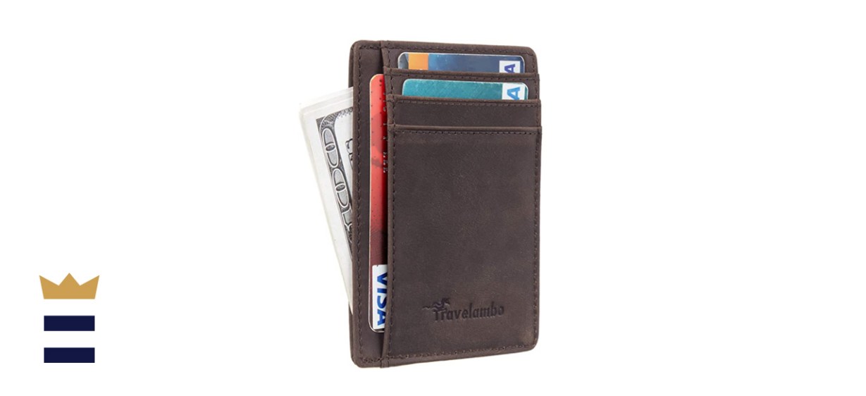 Travelambo Front Pocket Leather Wallet 