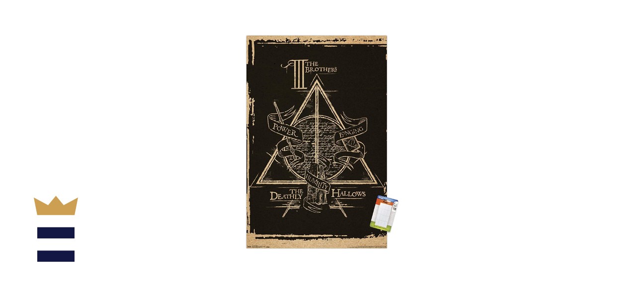 Grupo Erik Harry Potter Poster – Todeszeichen Symbol, 61 X 91,5 Cm, Hochwertiger Druck Auf 150 G/m² Papier
